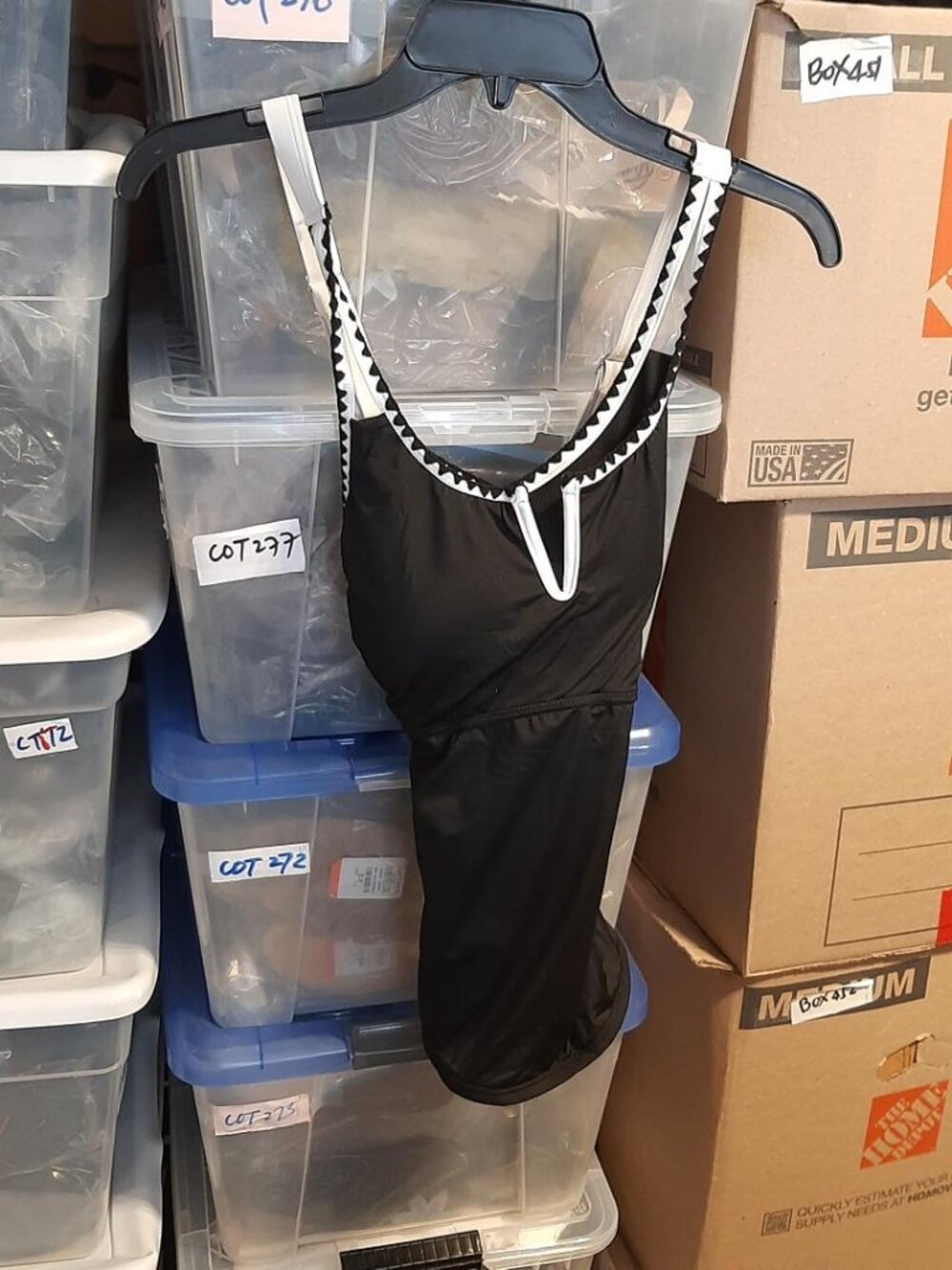 NEW ! Summer Mac Women Bikini One Pieces Black Sz M